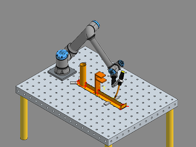 Verbotics Weld screenshot with small assembly
